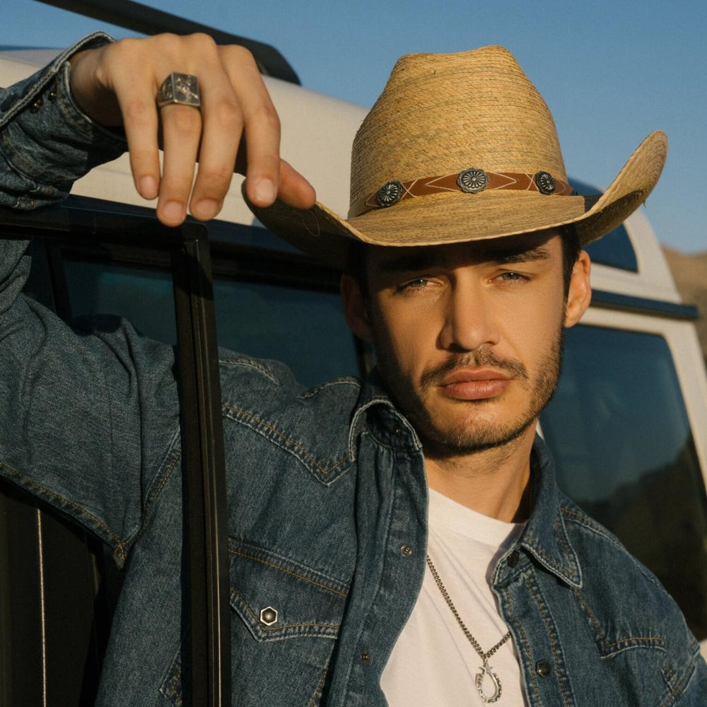 Cowhand Mexican Palm Cowboy Hat Toasted Palm | Men/Women Stetson Outdoor