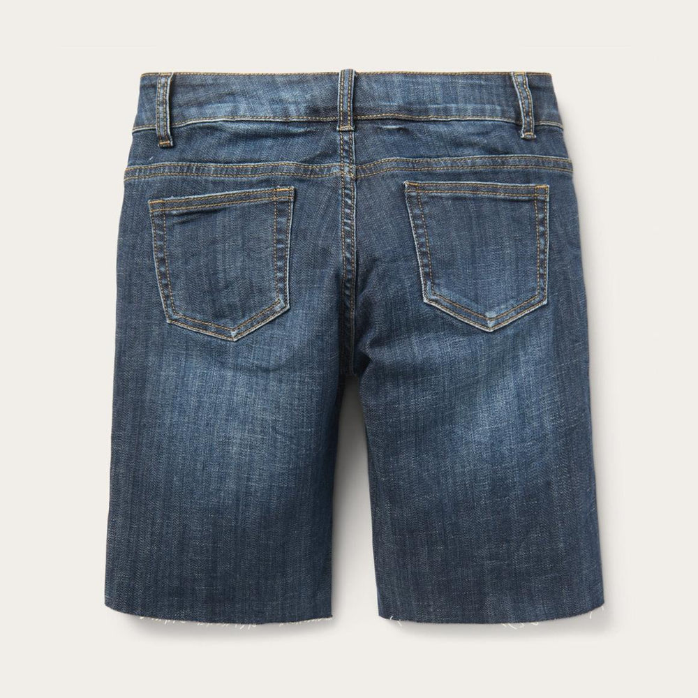 Dark Wash Denim Shorts Blue | Women Stetson Skirts &amp; Shorts