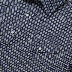 Diamond Geo Western Shirt Blue | Men Stetson Western Shirts