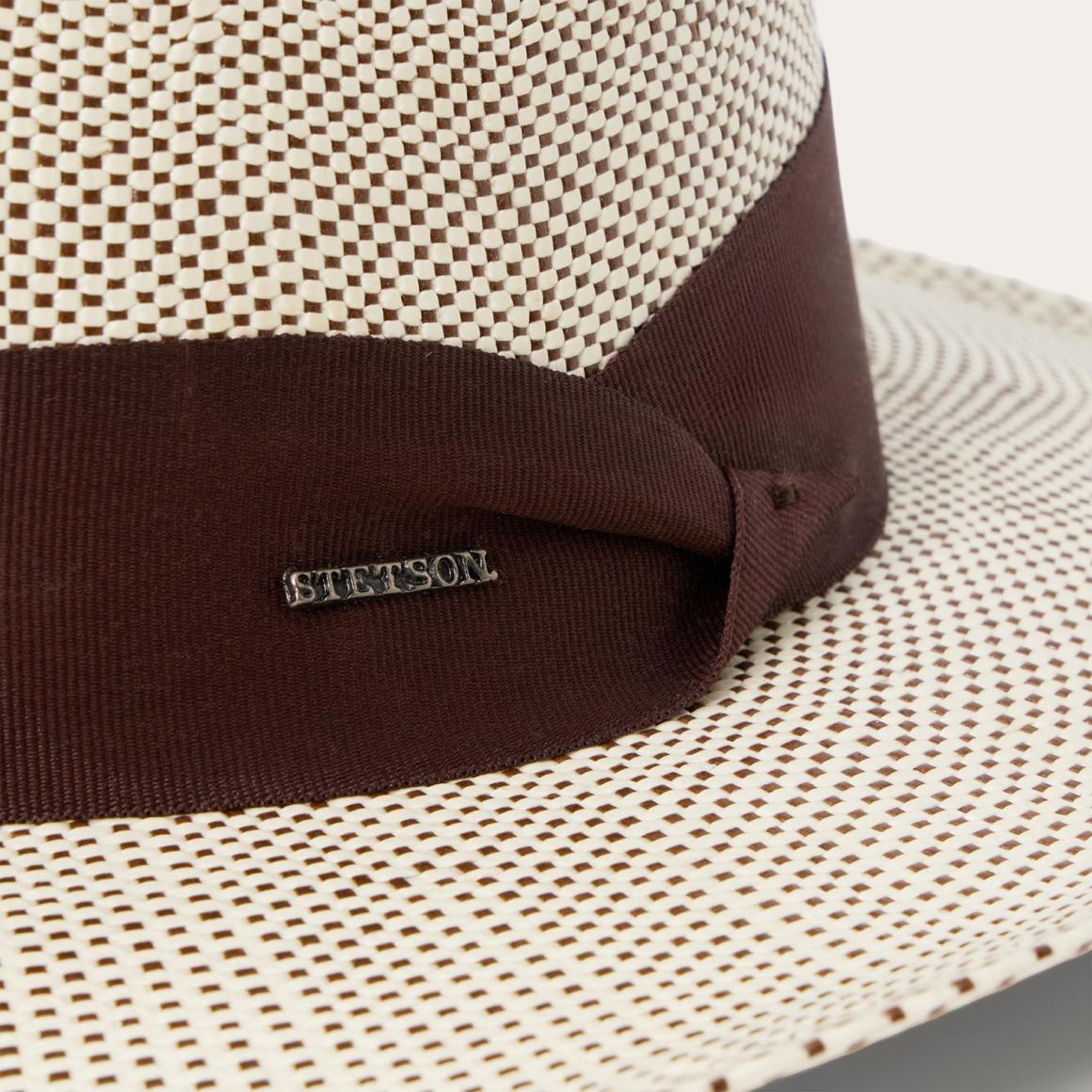 Double Bogey Raffia Straw Hat Natural Brown | Men/Women Stetson Outdoor