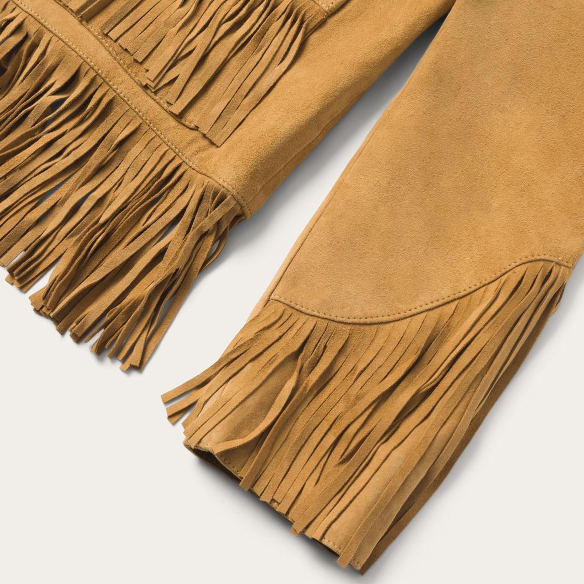 Fringe Suede Jacket Tan | Women Stetson Fringe Jackets