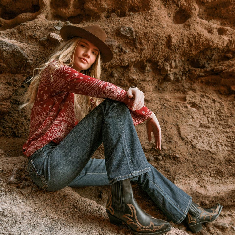 Greta Boots Black | Women Stetson Western