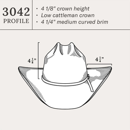 Griffin 100X Straw Cowboy Hat Natural | Men/Women Stetson Western