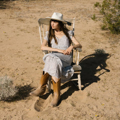 Helena Straw Fedora Natural | Men/Women Stetson Fedora