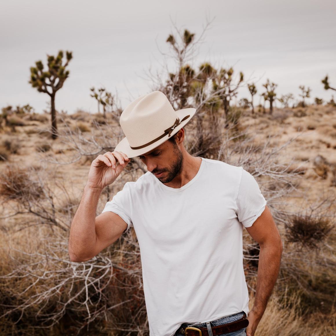 Hemp Straw Open Road Natural | Men/Women Stetson Fedora