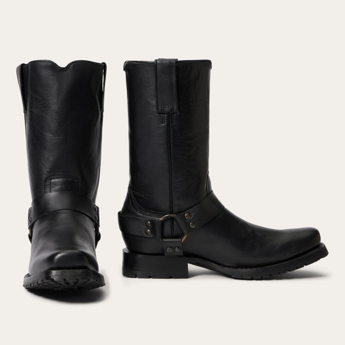 Heritage Harness Boots Black | Men Stetson Western