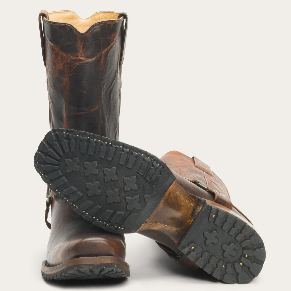 Heritage Harness Boots Waxed Brown | Men Stetson Western