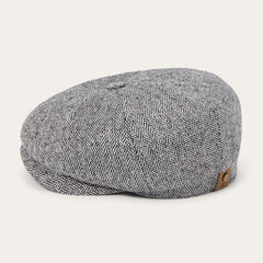 Herringbone Silk Hatteras Black Herringbone | Men/Women Stetson Caps &amp; Truckers