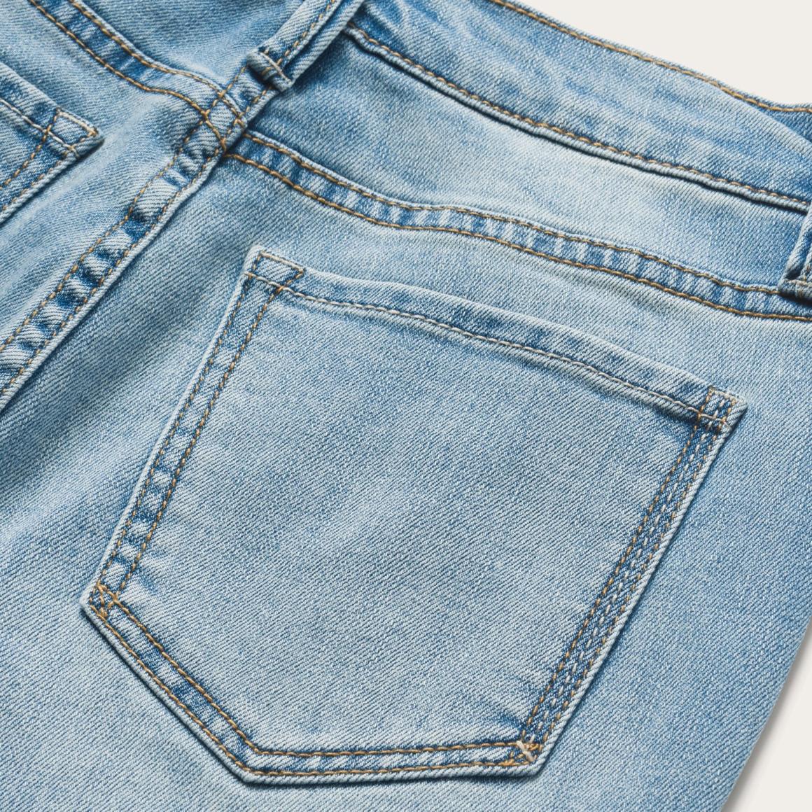 High Waist Flare Crop Jean Blue | Women Stetson Denim