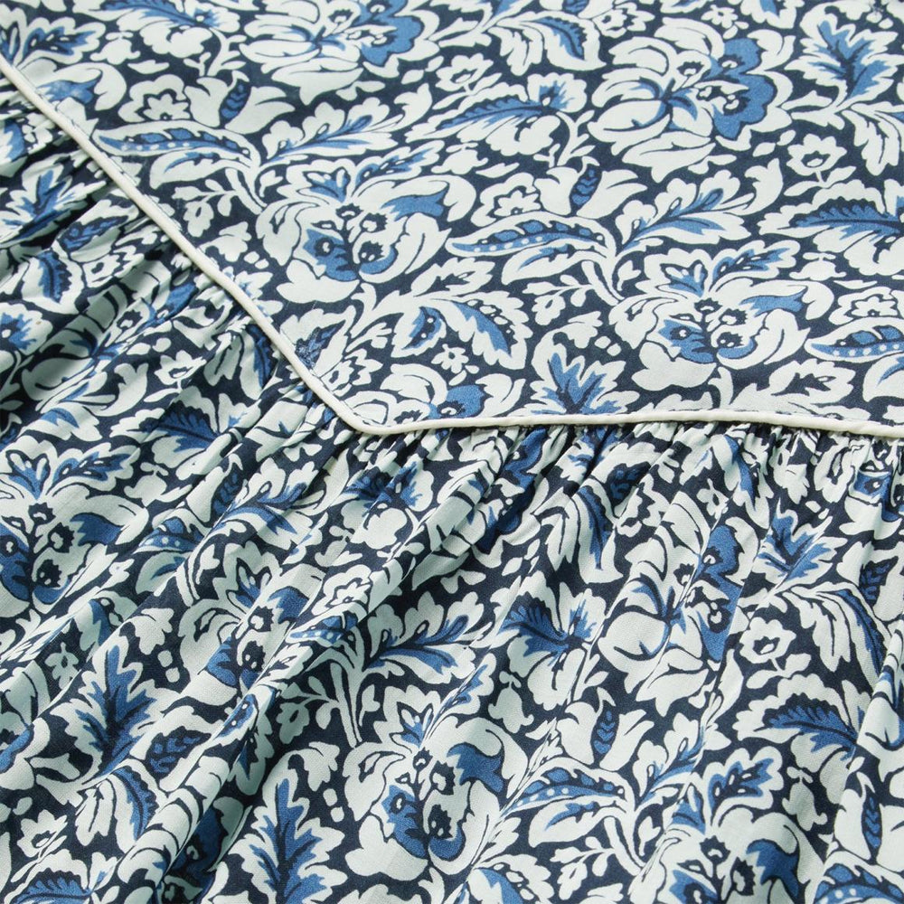 Indigo Tapestry Print Blouse Blue | Women Stetson Blouses