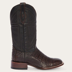 Kaycee Brown Caiman Belly Cowboy Boot Brown | Men Stetson Exotics