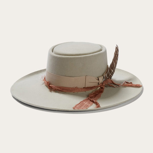 Kings Row Firm Felt Hat Silver Grey | Men/Women Stetson Fedora