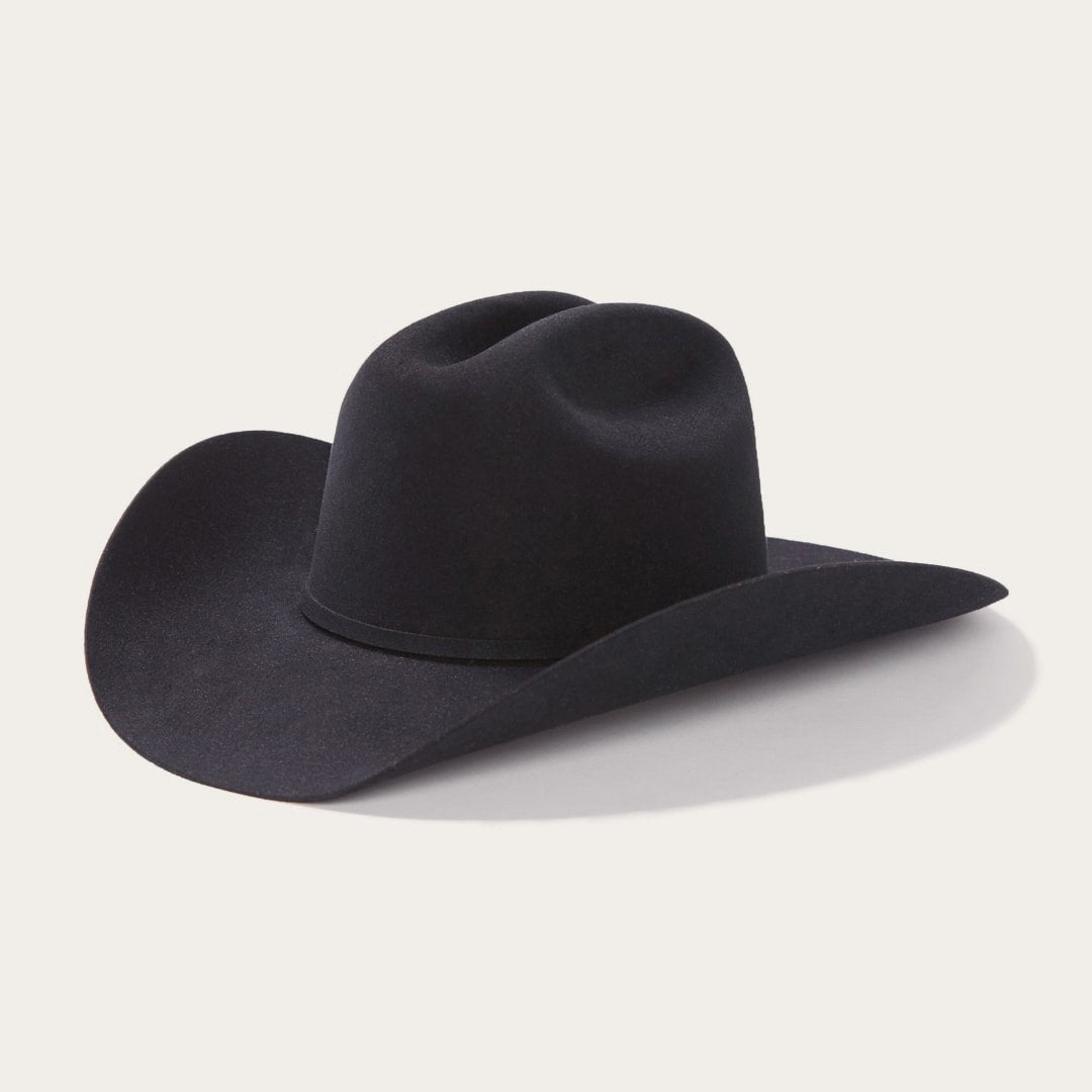 Lariat 5X Cowboy Hat - 4 5/8" Crown Black | Men/Women Stetson Western