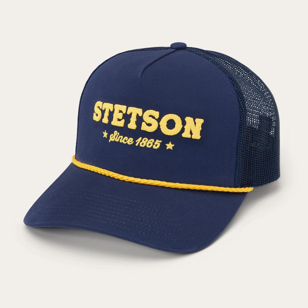 Lasso Trucker Cap Navy | Men/Women Stetson Caps &amp; Truckers