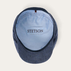 Linen Driver Cap Blue | Men/Women Stetson Caps &amp; Truckers