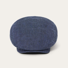 Linen Driver Cap Blue | Men/Women Stetson Caps &amp; Truckers