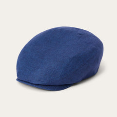 Linen Driver Cap Navy | Men/Women Stetson Caps &amp; Truckers