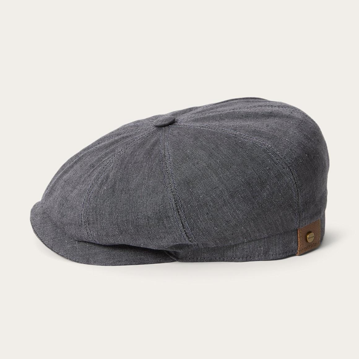 Linen Hatteras Newsboy Grey | Men/Women Stetson Caps &amp; Truckers