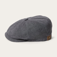 Linen Hatteras Newsboy Grey | Men/Women Stetson Caps &amp; Truckers