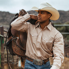 Lobo 10X Straw Cowboy Hat Natural | Men/Women Stetson Western