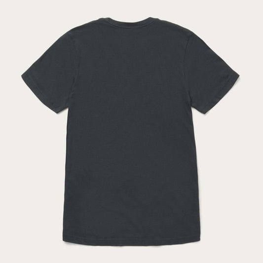 Longhorn Graphic Tee Black | Men Stetson Tees