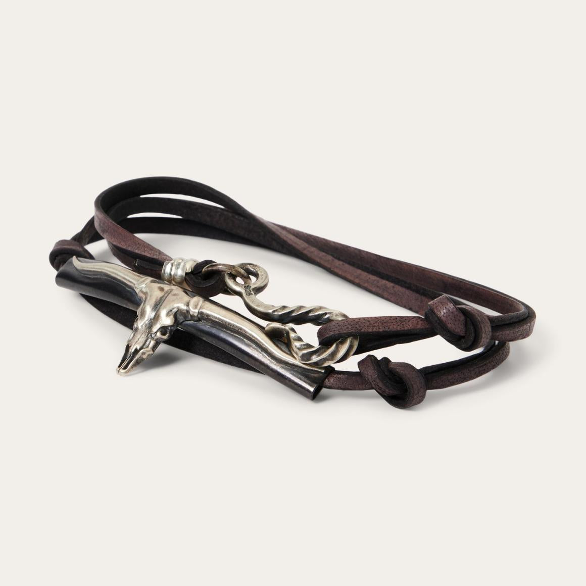 Longhorn Wrap Bracelet | Men/Women Stetson Jewelry