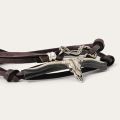 Longhorn Wrap Bracelet | Men/Women Stetson Jewelry