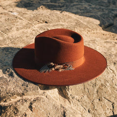 Midtown Wide Flat Brim Hat Black | Men/Women Stetson Fedora