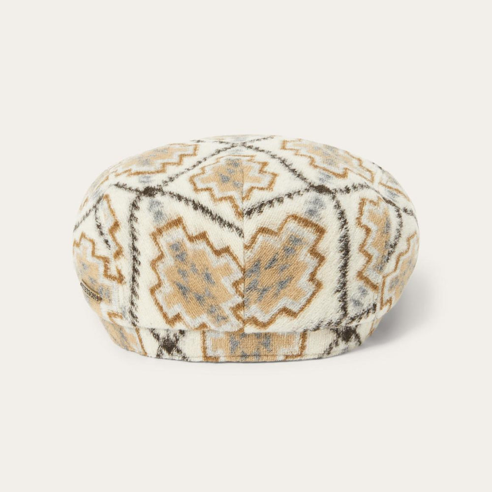 Navajo Jersey Driver Cap Off White / Beige | Men/Women Stetson Caps &amp; Truckers
