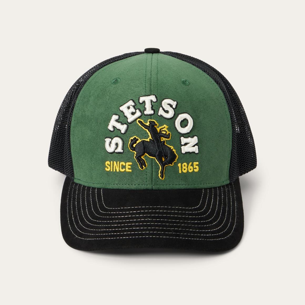 Olive Cowboy Trucker Cap Olive | Men/Women Stetson Caps &amp; Truckers