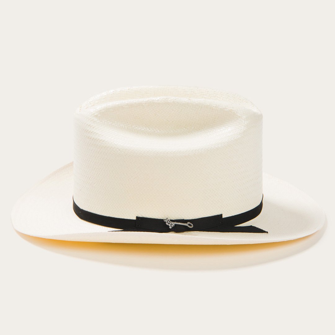 Open Road 6X Straw Cowboy Hat Natural | Men/Women Stetson Fedora