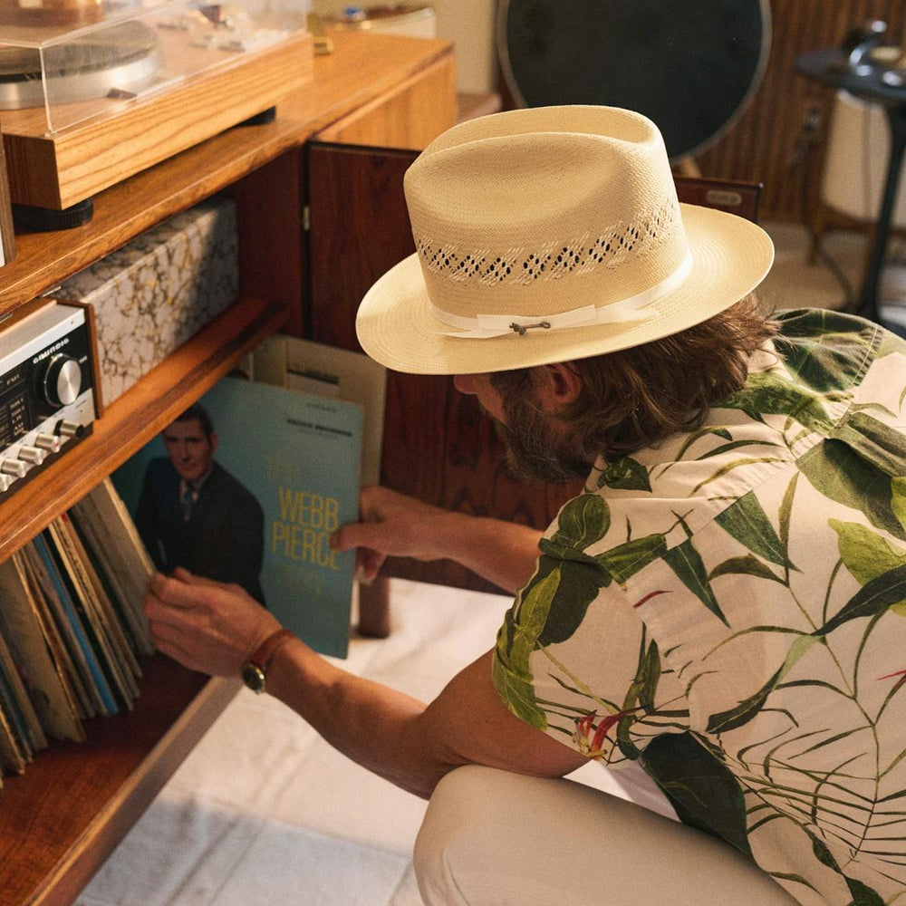 Open Road Limited Edition Straw Hat Pecan Ivory | Men/Women Stetson Fedora