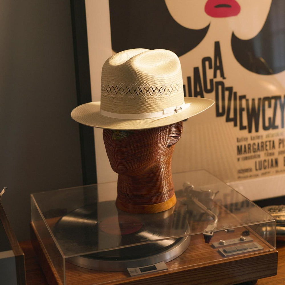 Open Road Limited Edition Straw Hat Pecan Ivory | Men/Women Stetson Fedora