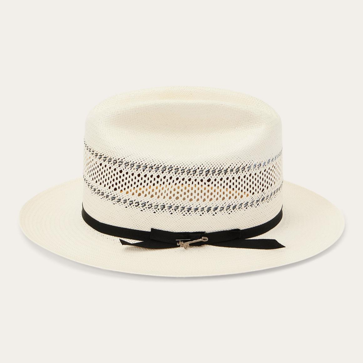 Open Road Straw Hat Natural/black | Men/Women Stetson Fedora