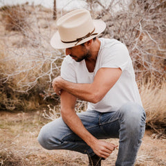 Open Road Straw Hat Silverbelly | Men/Women Stetson Fedora