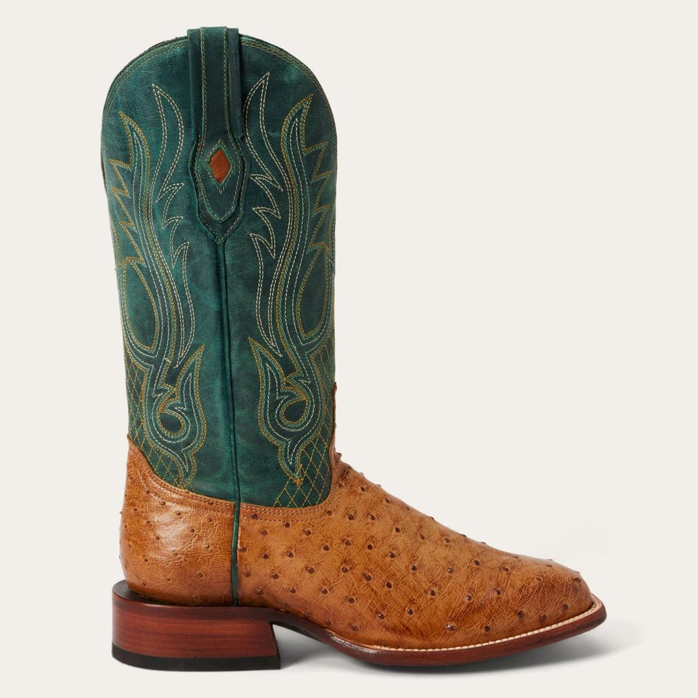 Ozzy Ostrich Boot Tan | Men Stetson Exotics