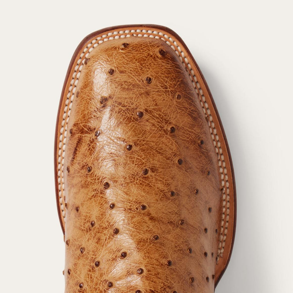 Ozzy Ostrich Boot Tan | Men Stetson Exotics