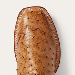 Ozzy Ostrich Boot Tan | Men Stetson Exotics