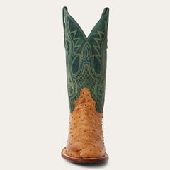 Ozzy Ostrich Boot Tan | Men Stetson Western