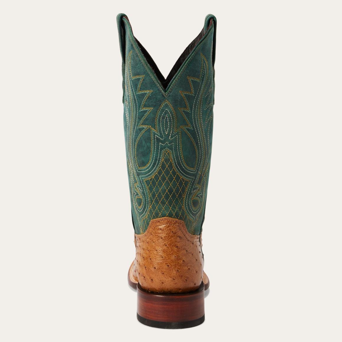Ozzy Ostrich Boot Tan | Men Stetson Western