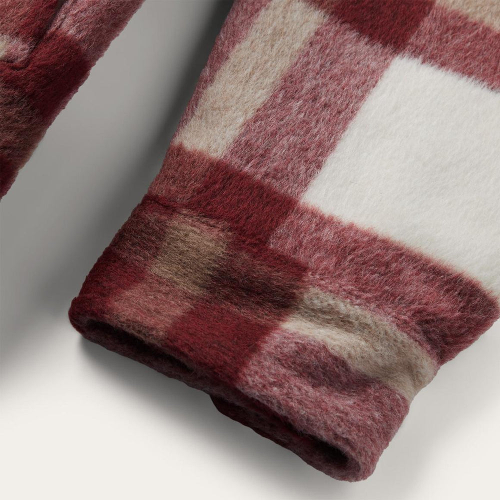 Plaid Lined Jac-Shirt Red | Men Stetson Jackets