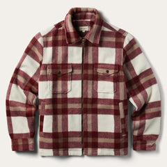 Plaid Lined Jac-Shirt Red | Men Stetson Jackets