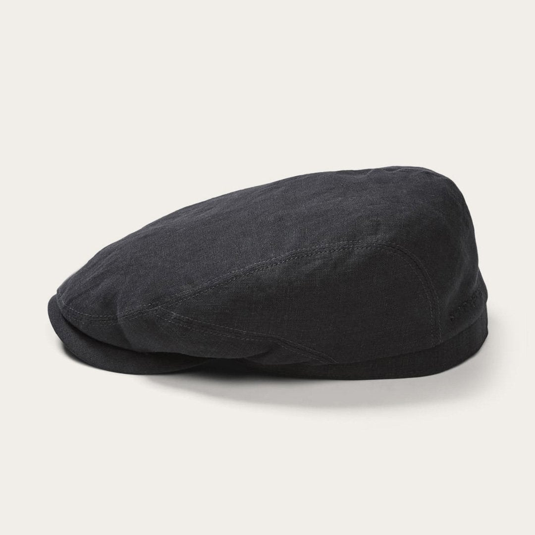Premium Linen Driver Cap Black | Men/Women Stetson Caps &amp; Truckers