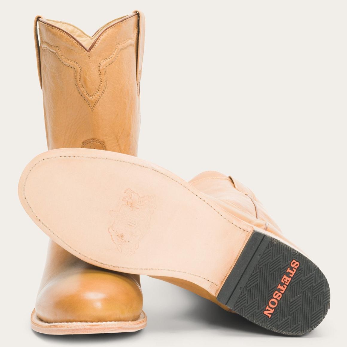 Puncher Boots Tan | Men Stetson Ropers