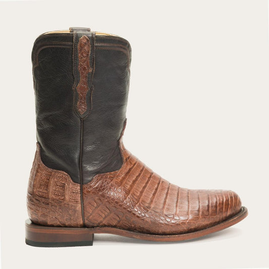 Puncher Exotic Boots Brown | Men Stetson Ropers