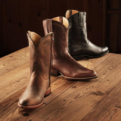 Rancher Zip Roper Burnished Black | Men Stetson Western