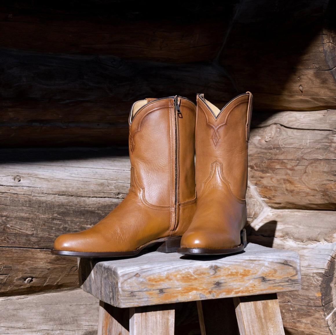 Rancher Zip Roper Burnished Tan | Men Stetson Ropers