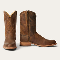 Rancher Zip Roper Oiled Brown | Men Stetson Ropers