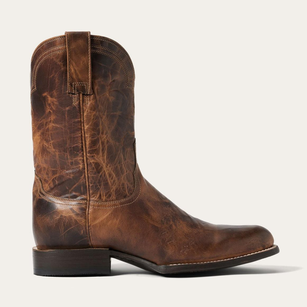 Rancher Zip Roper Oiled Cognac | Men Stetson Ropers