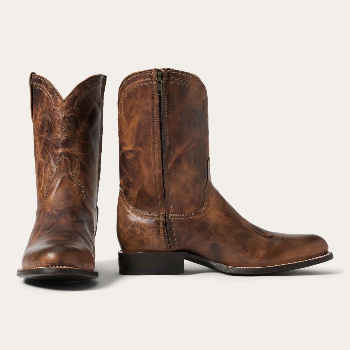 Rancher Zip Roper Oiled Cognac | Men Stetson Western